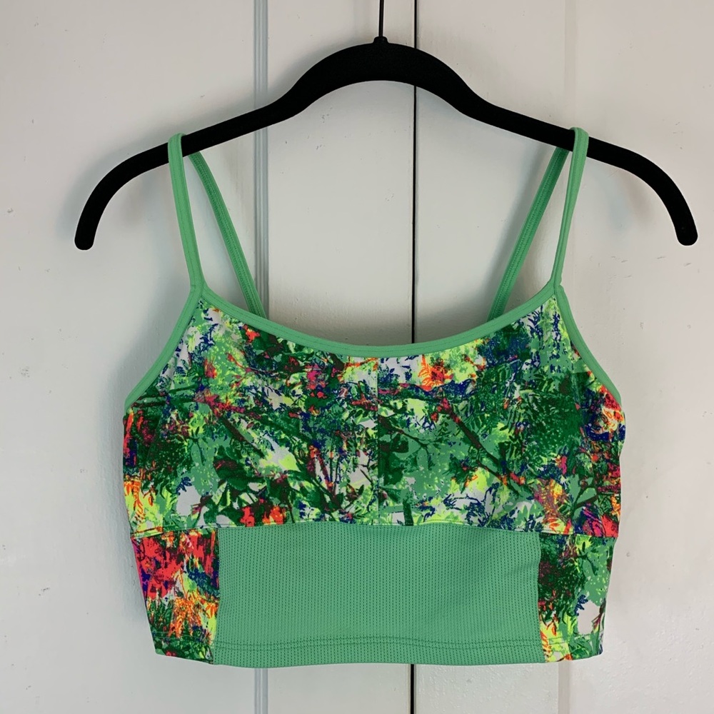 Athleta Crop Bra Workout Top Sz M